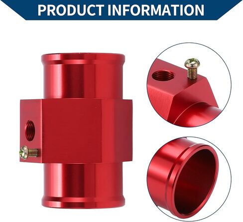 12/24V Universal Water Temp Sensor Kit, 1/8"NPT 36mm Red Adapter 190'F on - 175'F Off for Automotive Radiator & Engine Cooling in Saudi Arabia