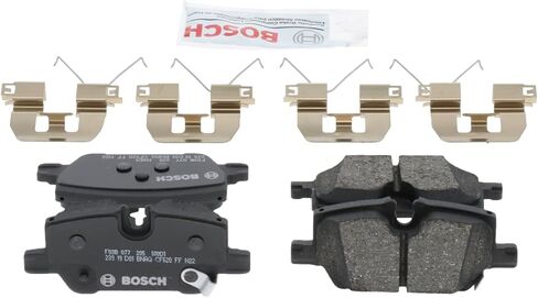 مجموعة وسادات فرامل قرص السيراميك الفاخرة من BOSCH BC2308 - متوافقة مع مجموعة مختارة من Buick Encore GX؛ شيفروليه تريل بليزر؛ مؤخرة in Saudi Arabia