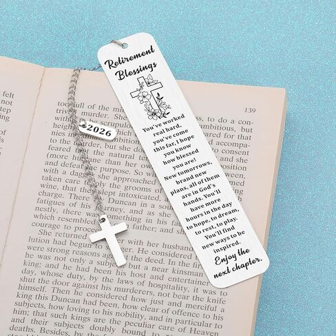 Christian Retirement Gift for Woman Man Best Happy Cool Retirement Gifts for Women Men Friends Happy Retired Going Away Leaving Farewell Gifts for Coworkers Women Men Retirement Blessings Bookmarks in Saudi Arabia