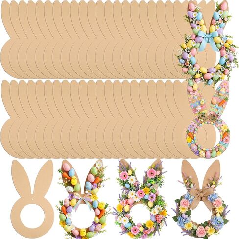 40 Pcs St Patrick's Day Shamrock Cardboard Wreaths Frame 11.8'' Unfinished Irish Hanging DIY Craft Wreath Form Bulk Shamrock Shaped Wreath Ring Floral Hoop Ring for DIY Craft Holiday Decor in Saudi Arabia