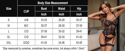 2 Pcs - Lingerie for Women Lace Corset and Panty Outfits Garter Lingerie Sets in Saudi Arabia