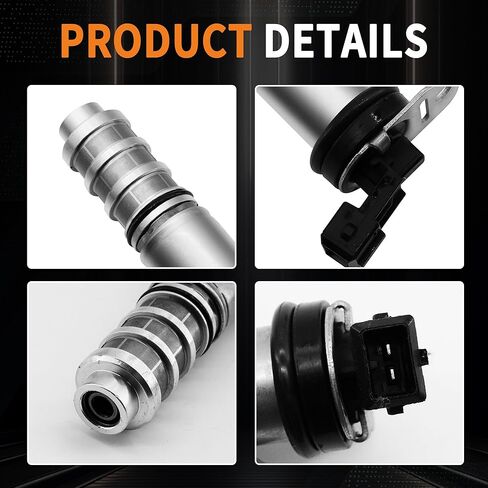 صمام متغير توقيت المحرك VVT الملف اللولبي متوافق مع BMW X5، 335i، 435i، 535i، 550i، 335i/535i GT xDrive، 335i/535i xDrive، 535i/550i GT، OE 916-717 11368605123 in Saudi Arabia