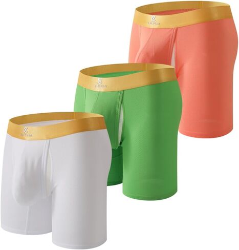 سروال بوكسر أداء موفز للرجال، وحقيبة دعم كاملة، وصندوق، وساق طويلة in Kuwait