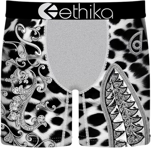 Ethika Men’s Mid Boxer Brief, 4-Way Stretch Performance Underwear - BMR Out West in Saudi Arabia