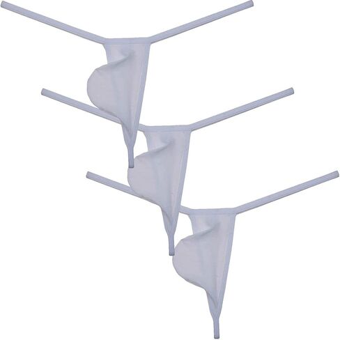 Men's Ice Silk Mini Bikini Tangas Soft String Thong Underwear Pouch T-back Minimal Coverage Underpants in Saudi Arabia