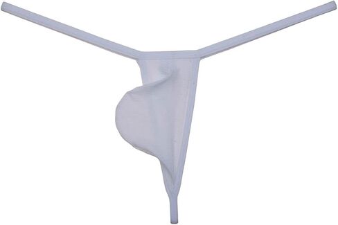 Men's Ice Silk Mini Bikini Tangas Soft String Thong Underwear Pouch T-back Minimal Coverage Underpants in Saudi Arabia