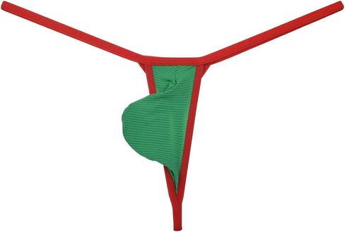 Men's Ice Silk Mini Bikini Tangas Soft String Thong Underwear Pouch T-back Minimal Coverage Underpants in Saudi Arabia