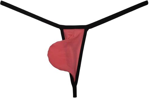 Men's Ice Silk Mini Bikini Tangas Soft String Thong Underwear Pouch T-back Minimal Coverage Underpants in Saudi Arabia