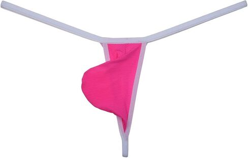 Men's Ice Silk Mini Bikini Tangas Soft String Thong Underwear Pouch T-back Minimal Coverage Underpants in Saudi Arabia