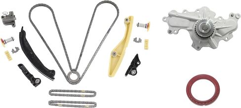 DNJ TK4213BWP مجموعة أدوات سلسلة التوقيت مع مضخة مياه لـ 2013-2016 لينكولن MKT 3.7L V6 24V DOHC 3726cc in Kuwait