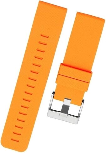 Waterproof Rubber Watchband Fit for Suunto Traverse Series Alpha Watch 24mm Silicone Straps with Stainless Steel Clasp (Color : Black x Black, Size : 24mm) in Saudi Arabia