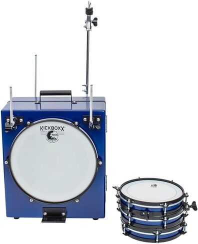 Toca Percussion KickBoxx Pro Suitcase Drum Set - Cobalt Blue in Saudi Arabia