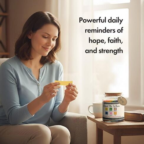 اقرأني عندما جرة آيات الكتاب المقدس للتشجيع اليومي، جرة الكتاب المقدس 96 لونًا مرمزة للعواطف والمشاعر، هدايا دينية ملهمة للنساء، هدية مسيحية لجميع الأعمار in Kuwait