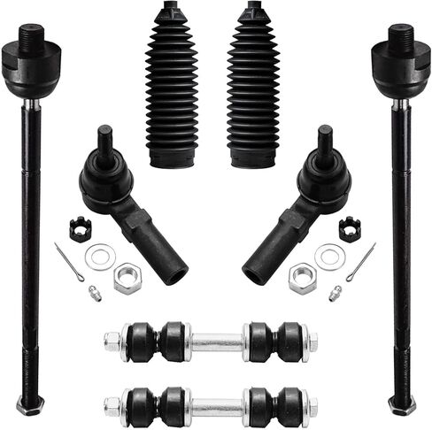Detroit Axle - Front Inner Outer Tie Rods Sway Bars Kit Replacement for Buick Lucerne Lesabre Cadillac DTS Deville Aurora - 8pc Set in Saudi Arabia