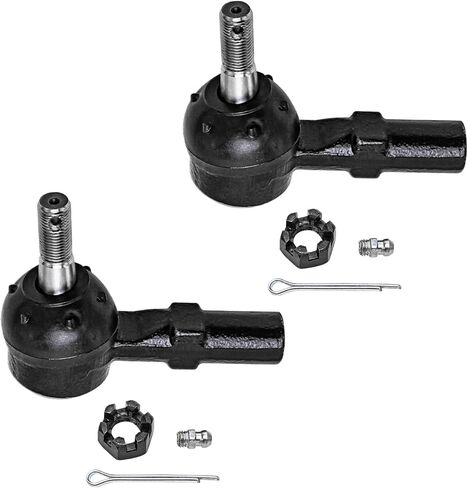 محور ديترويت - مجموعة قضبان ربط أمامية مكونة من 6 قطع لسيارة Toyota Camry Avalon Sienna Solara Lexus ES300، 4 قضبان ربط خارجية وداخلية وحذاءين بديل لمجموعة التعليق in Kuwait