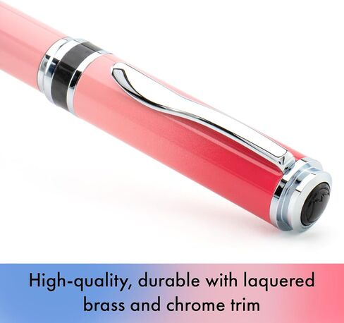 Monteverde USA Innova Ombre Fusion Charm (Violet/Pink/Magenta Gradient Finish) Fountain Pen - Broad Nib, Refillable, Gift Case, Luxury Pen in Saudi Arabia