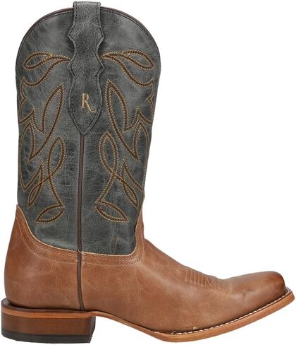 حذاء Justin Boots للسيدات بمقدمة مربعة كاجوال وكعب متوسط ​​الساق وكعب منخفض 1-2 بوصة - بني in Saudi Arabia