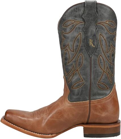 حذاء Justin Boots للسيدات بمقدمة مربعة كاجوال وكعب متوسط ​​الساق وكعب منخفض 1-2 بوصة - بني in Saudi Arabia