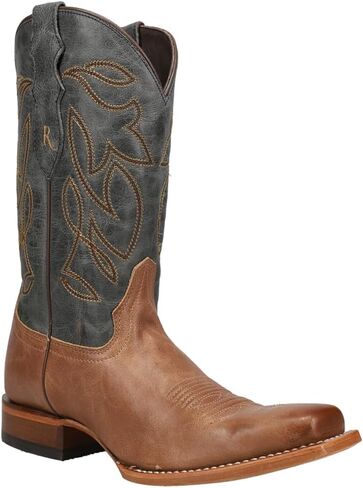 حذاء Justin Boots للسيدات بمقدمة مربعة كاجوال وكعب متوسط ​​الساق وكعب منخفض 1-2 بوصة - بني in Saudi Arabia