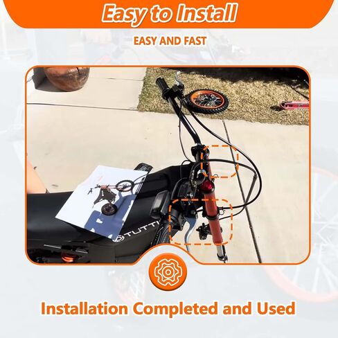 Right Front Brake Assembly Compatible with Tuttio Soleil01 E-bikes in Saudi Arabia