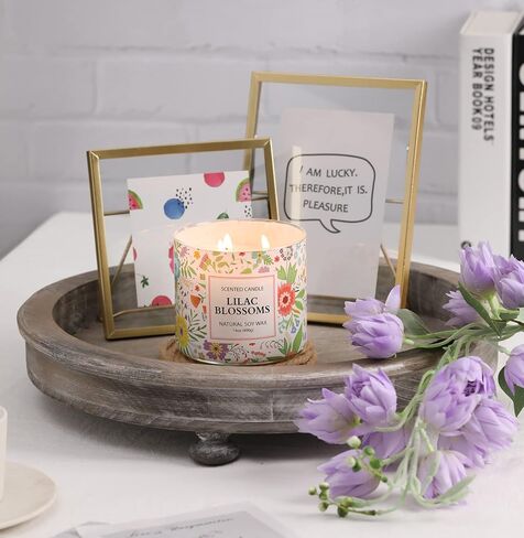 Spring Candle,Easter Scented Candles, Floral Scented Candle, Blossoms Gardenia Scented Candle,Large 3 Wicks, 14 oz in Saudi Arabia