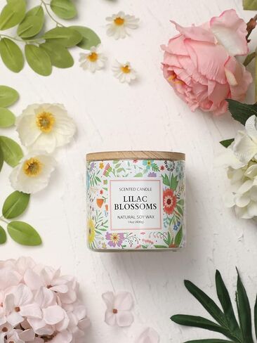 Spring Candle,Easter Scented Candles, Floral Scented Candle, Blossoms Gardenia Scented Candle,Large 3 Wicks, 14 oz in Saudi Arabia