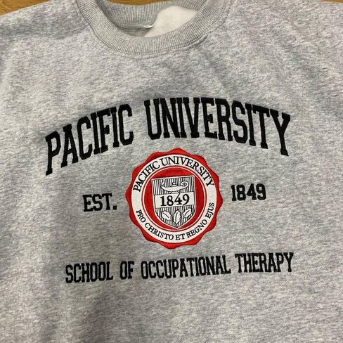 Custom University Sweatshirt – Personalized Embroidered College Crewneck, High School or Graduation Gift, Custom School Name Sweatshirt for Students, Alumni, or Teachers Multi in Saudi Arabia
