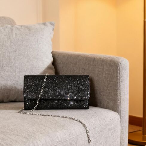 Handbags for Women Clutch Purses Evening Bag for Ladies Crossbody Shoulder Bags for Women Sparkling Party Wedding Bags in Saudi Arabia