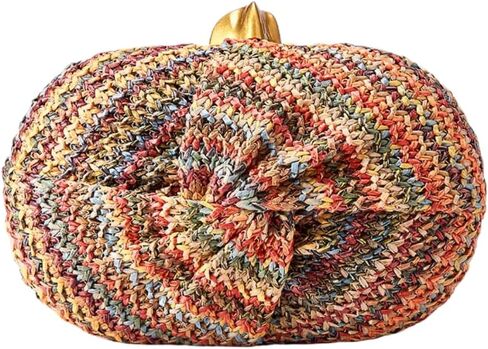 Straw Clutch Purse for Women Summer Woven Beach Handbag Party Wedding Clutch Evening Bag Wicker Purse in Saudi Arabia