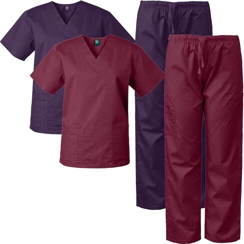Medgear 2-PACK Scrubs for Men and Women Scrubs Set Medical Uniform Scrubs Top and Pants in Saudi Arabia