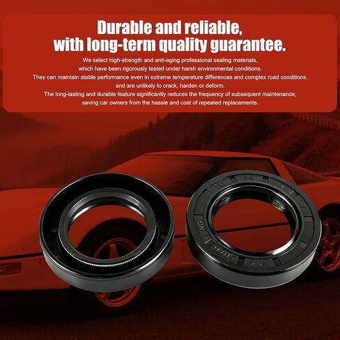 2-PC Engine Crankshaft Oil Seal Kit for FD590V FD611V FD620D FD661D | Also Fits John Deere Lawn Tractors | Replaces OEM 92049-2112 & 92049-2110 in Saudi Arabia