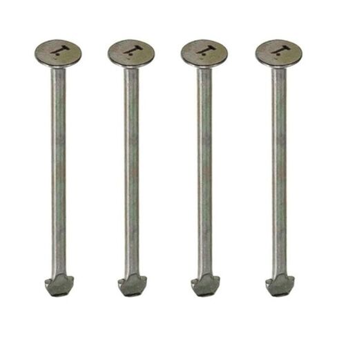 KarParts360 لدودج داكوتا 1990-2003 زنبرك الفرامل دبوس التثبيت | 4 قطع | مادة الصلب | أصفر in Saudi Arabia