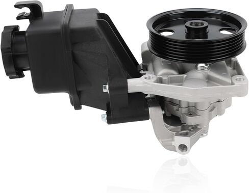 Power Steering Pump with Pulley & Reservoir Compatible with Mercedes-Benz E350 SLK350 2012 2013 2014 2015 2016, Compatible with Mercedes-Benz E400 2015-2018, Replacement for 0064665701, 21-619 in Saudi Arabia