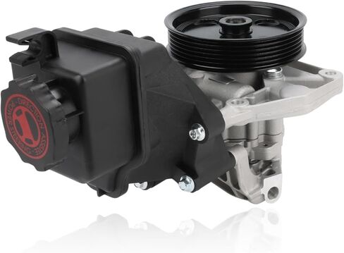 Power Steering Pump with Pulley & Reservoir Compatible with Mercedes-Benz E350 SLK350 2012 2013 2014 2015 2016, Compatible with Mercedes-Benz E400 2015-2018, Replacement for 0064665701, 21-619 in Saudi Arabia