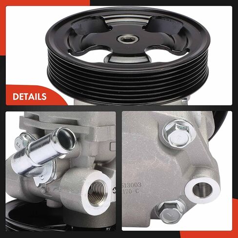 A-Premium Power Steering Pump, with Pulley 7PK, Compatible with Nissan 350Z 2007 2008 2009 in Saudi Arabia