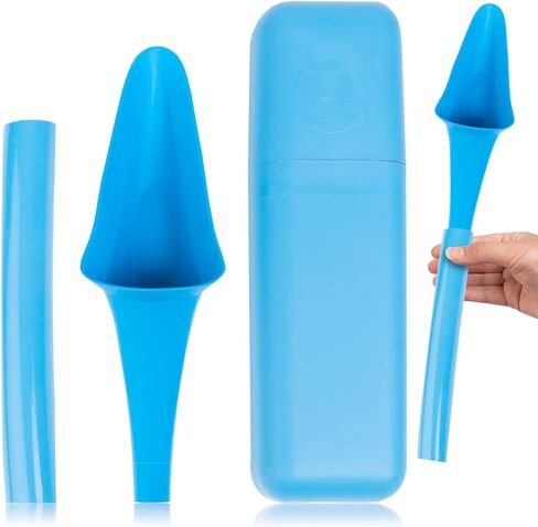 SHEWEE Flexi + Case - Reusable Pee Funnel - Flexible, Larger Version of The Original Female Urination Device Since 1999! – Pumpkin in Saudi Arabia