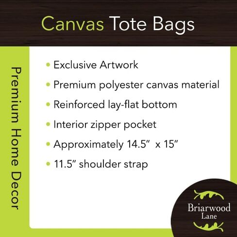 Briarwood Lane Patriotic Gnomes Canvas Tote Bag 14.5" x 15" in Saudi Arabia