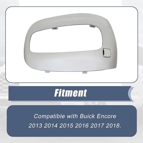 XQSMWF Gear Shift Bezel Cover Silver Fit for Buick Encore 2013-2018 1.4L l4 Engine, Replace 55587364 Car Center Console Plastic Gear Shift Panel Trim in Saudi Arabia