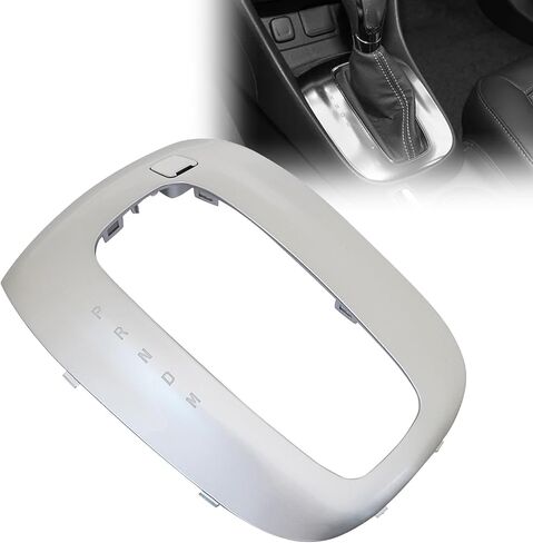XQSMWF Gear Shift Bezel Cover Silver Fit for Buick Encore 2013-2018 1.4L l4 Engine, Replace 55587364 Car Center Console Plastic Gear Shift Panel Trim in Saudi Arabia