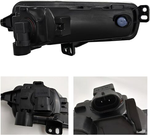 مصابيح الضباب لمصابيح القيادة الضبابية Ford Focus Bumper 2015-2018 يسار + يمين مع مفتاح تجميع السائق وجانب الركاب (لا تناسب طراز RS أو ST) in Kuwait