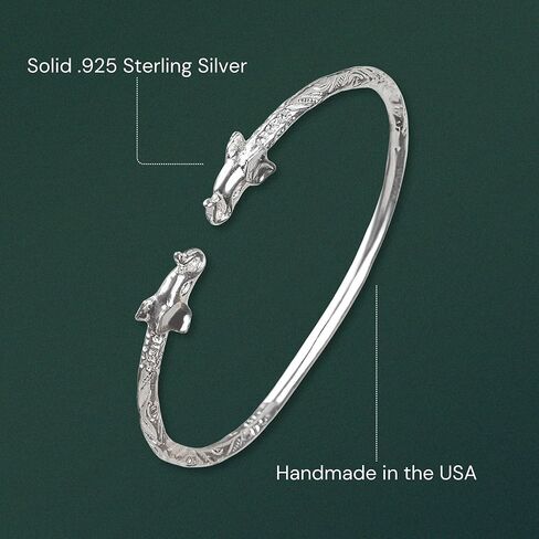 Better Jewelry Elephant .925 Sterling Silver West Indian Bangle, 1 piece in Saudi Arabia
