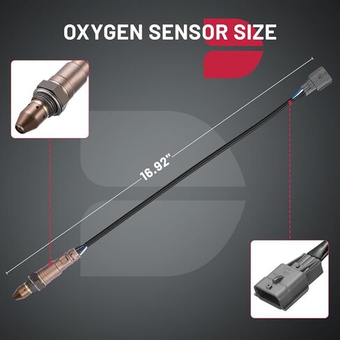BDFHYK 234-9148 مستشعر الأكسجين O2 المنبع يسارًا أو يمينًا، متوافق مع نيسان متوافق مع موديلات إنفينيتي - لألتيما، باثفايندر، روغ، سينترا، 370Z، ماكسيما، Q40، Q50، Q60، Q70، QX50، QX60، قطعة واحدة in Kuwait
