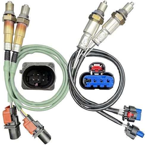 4 Pcs Upstream and Downstream o2 Sensor 234-5173 234-5174 234-8050 Oxygen Sensor Fit for Ford F150 2.7L V6 Turbocharged 2018-2020 / Ford Edge 2.7L V6 Turbocharged 2019-2024 in Saudi Arabia