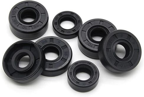 ID 10mm TC NBR Skeleton Oil Seal OD 16mm ~ 30mm 5/6/7/8/10mm Nitrile Rubber Double Lip Oil Rotating Shaft Gaskets(5 pieces,10x20x6mm) in Kuwait