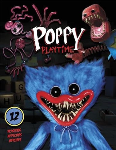 Nintendo Poppy Play Time Poster Book Set - Bundle with 12 Poppy Play Time Posters Featuring Huggy Wuggy, Mommy Long Legs, More | Poppy Play Time Room Decor for Kids, Teens, Adults in Saudi Arabia