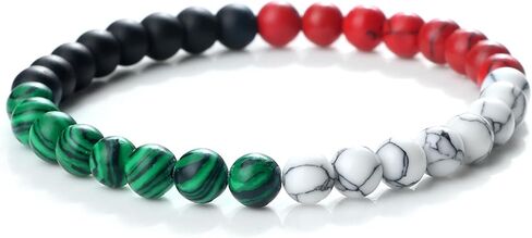POYAMUSE Palestinian Beaded Strand Bracelet - Free Palestine Beaded Bracelet for Men and Women, Support Palestinian Accessories in Saudi Arabia