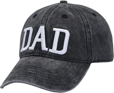 MOM and DAD Embroidery Hat, Dad Mom Birthday or Festival Baseball Cap, Fits OSFM&XXL Head, Gifts for Wife Husband Daddy in Saudi Arabia