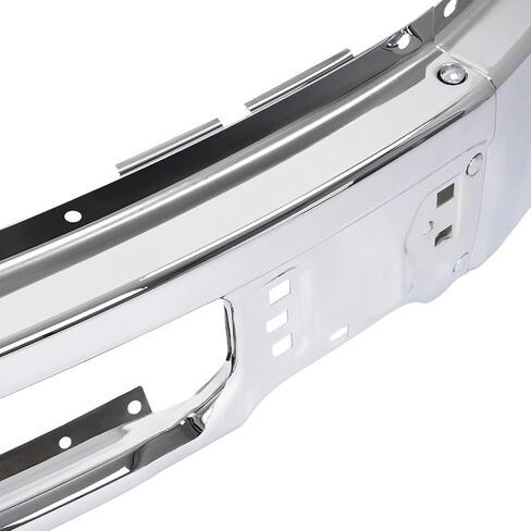 Front Bumper Face Bar Compatible with 2009-2014 Ford F-150 W/O Fog Light Holes Replacement for 9L3Z-17757-B FO1002411 Steel Chrome Silvery 3Pcs in Saudi Arabia