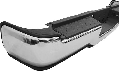 Compatible with 2019-2024 R-A-M 2500 3500 Pickup Steel Chrome Rear Step Bumper Assembly CH1103182 in Kuwait