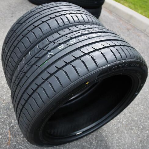 مجموعة من 2 (اثنين) إطارات Accelera Iota ST68 لجميع المواسم للشاحنات/سيارات الدفع الرباعي - 275/55R20 275/55/20 275/55-20 117V نطاق تحميل XL 4-Ply BSW جدار جانبي أسود UTQG 400AA in Saudi Arabia